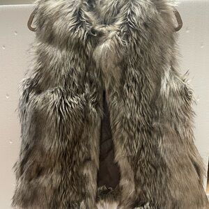 Love Fire Women’s  Faux Fur Vest - Brown